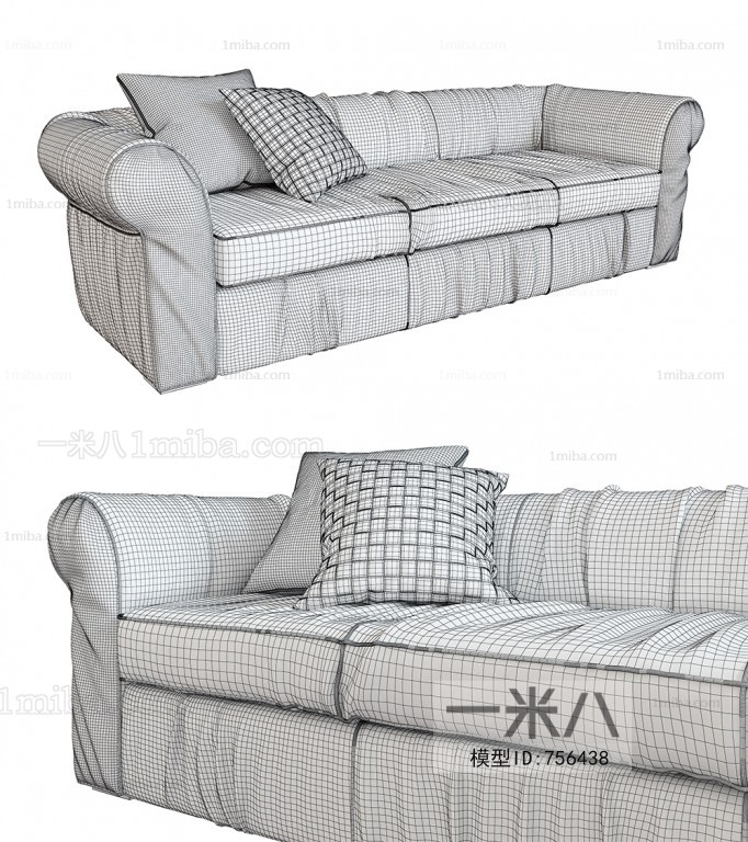 Modern Three-seat Sofa