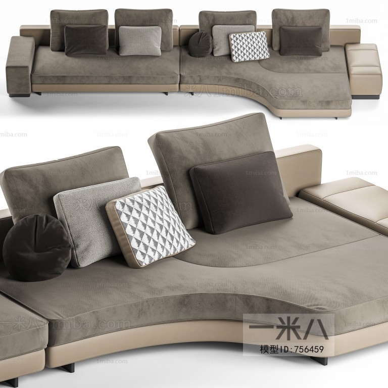 Modern Multi Person Sofa