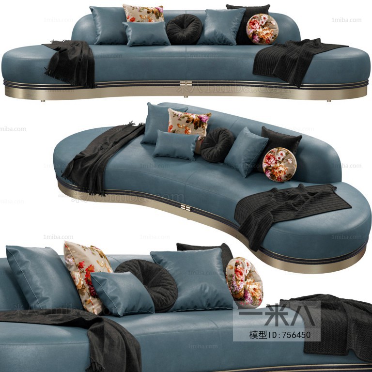 Modern Curved Sofa