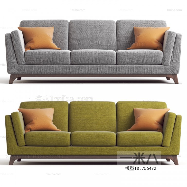 Modern Three-seat Sofa