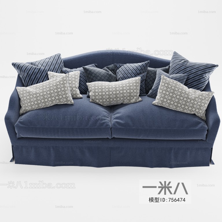 Simple European Style A Sofa For Two