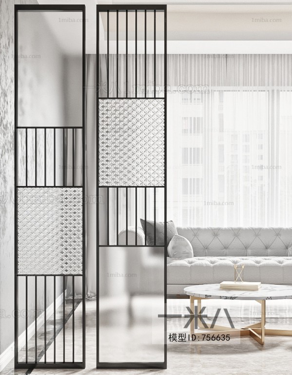 Modern Glass Screen Partition