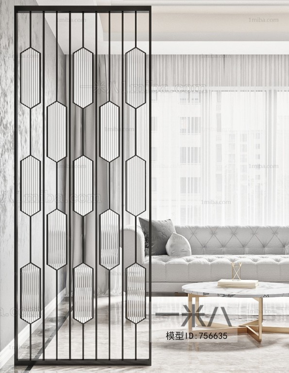 Modern Glass Screen Partition