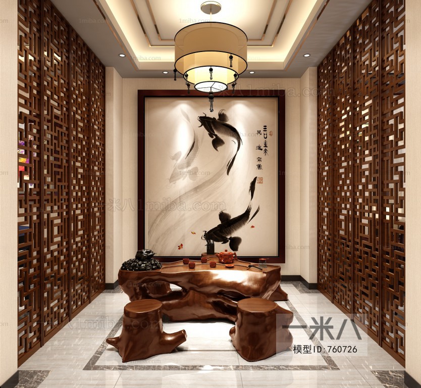 New Chinese Style Hallway