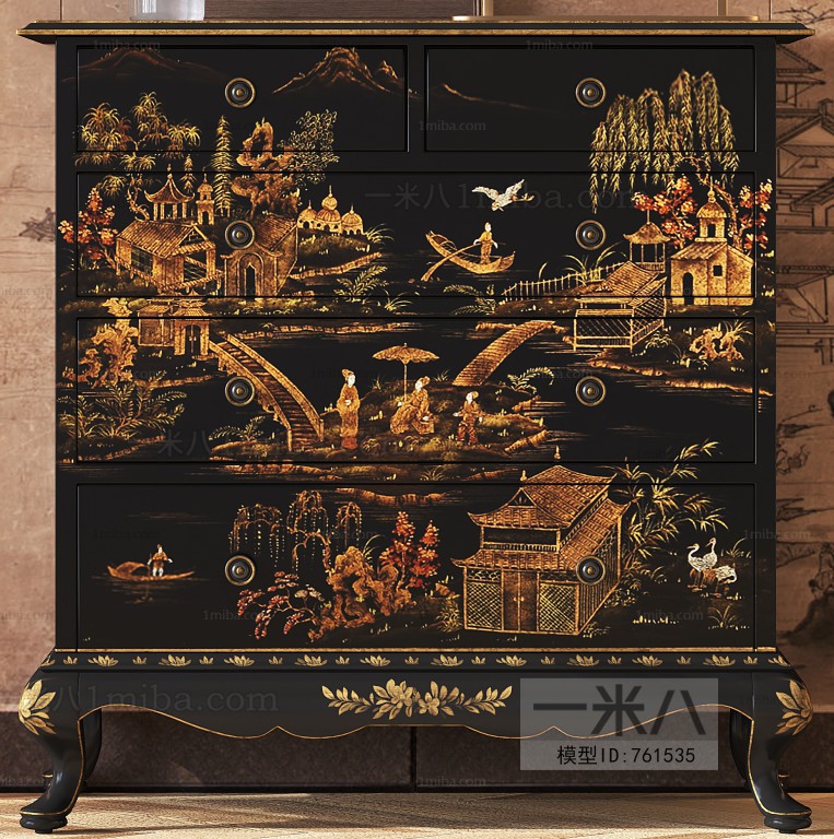 New Chinese Style Side Cabinet/Entrance Cabinet