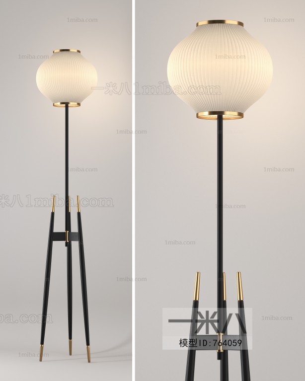 New Chinese Style Floor Lamp