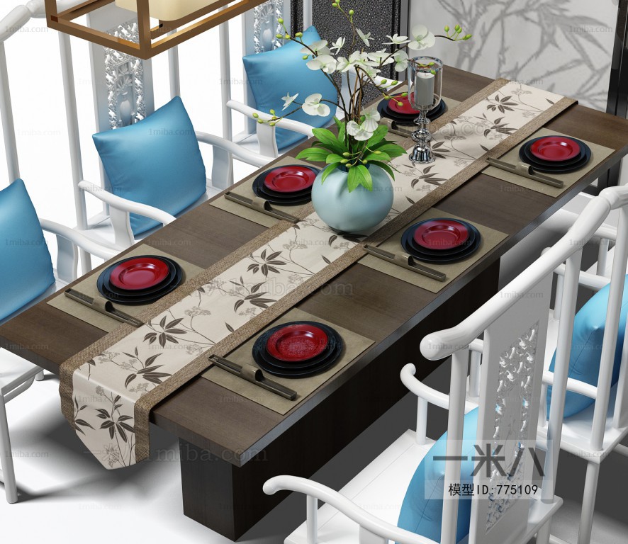 New Chinese Style Dining Table And Chairs