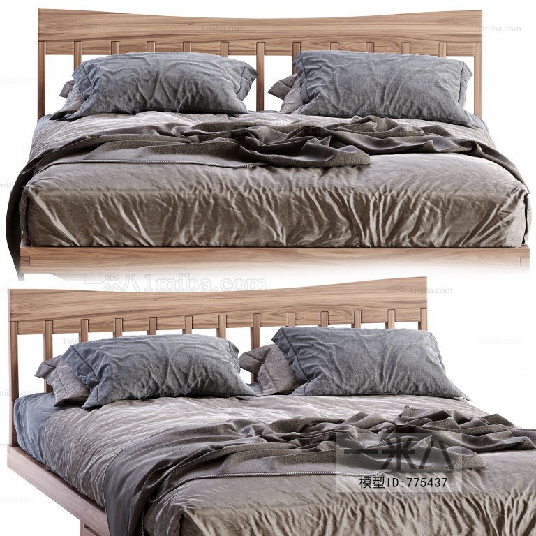 Nordic Style Double Bed