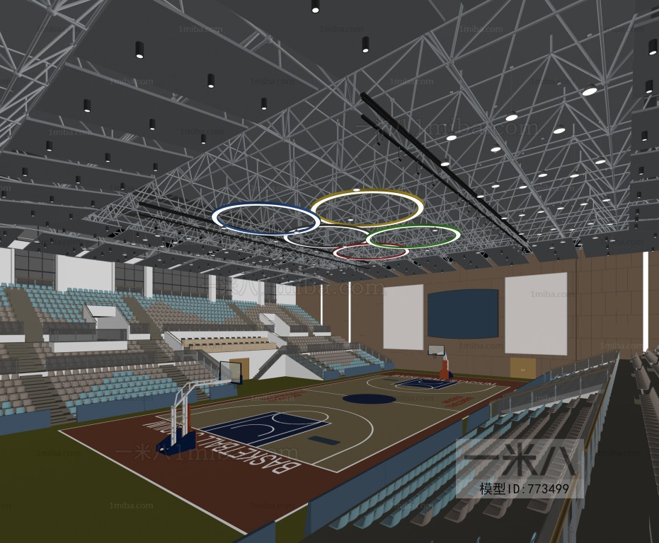 Modern Indoor Stadium