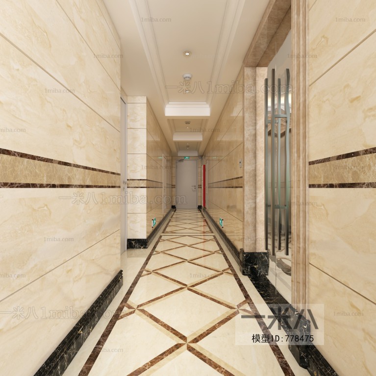 Modern Corridor/elevator Hall