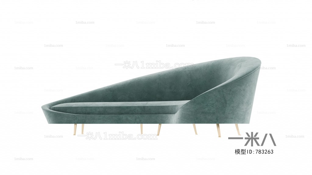 Nordic Style Curved Sofa