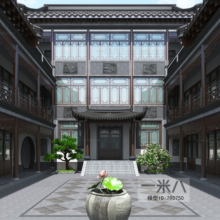 Chinese Style Building Appearance