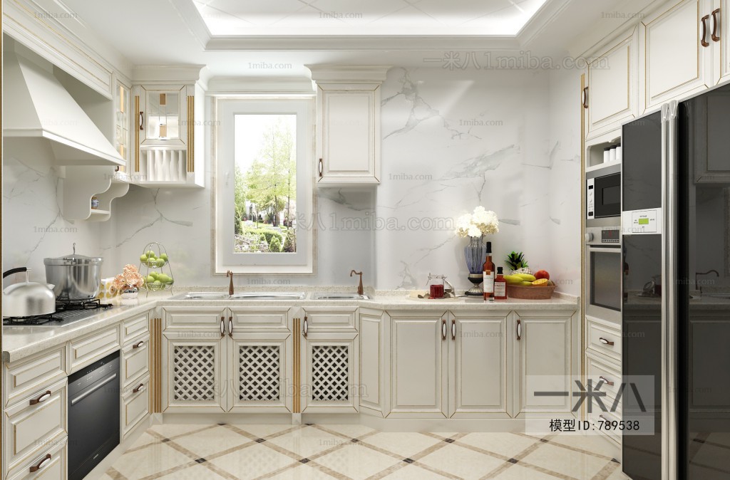 Simple European Style The Kitchen