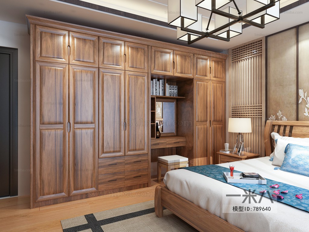 New Chinese Style Bedroom