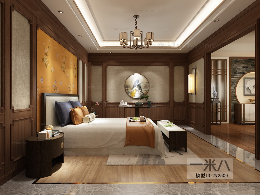 New Chinese Style Bedroom