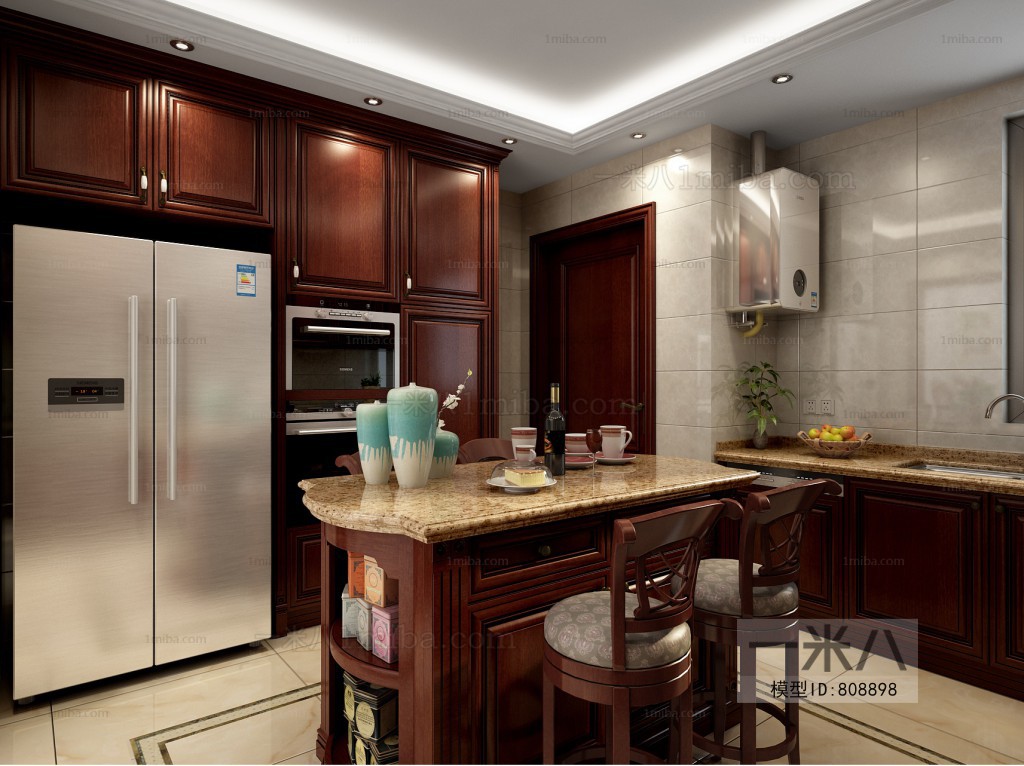 European Style Open Kitchen