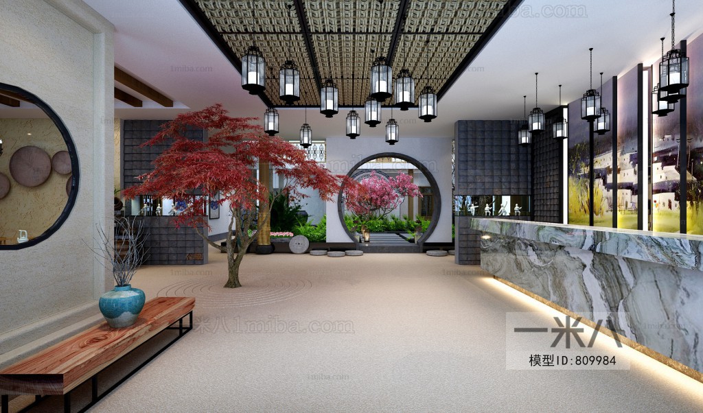 New Chinese Style Hotel Space