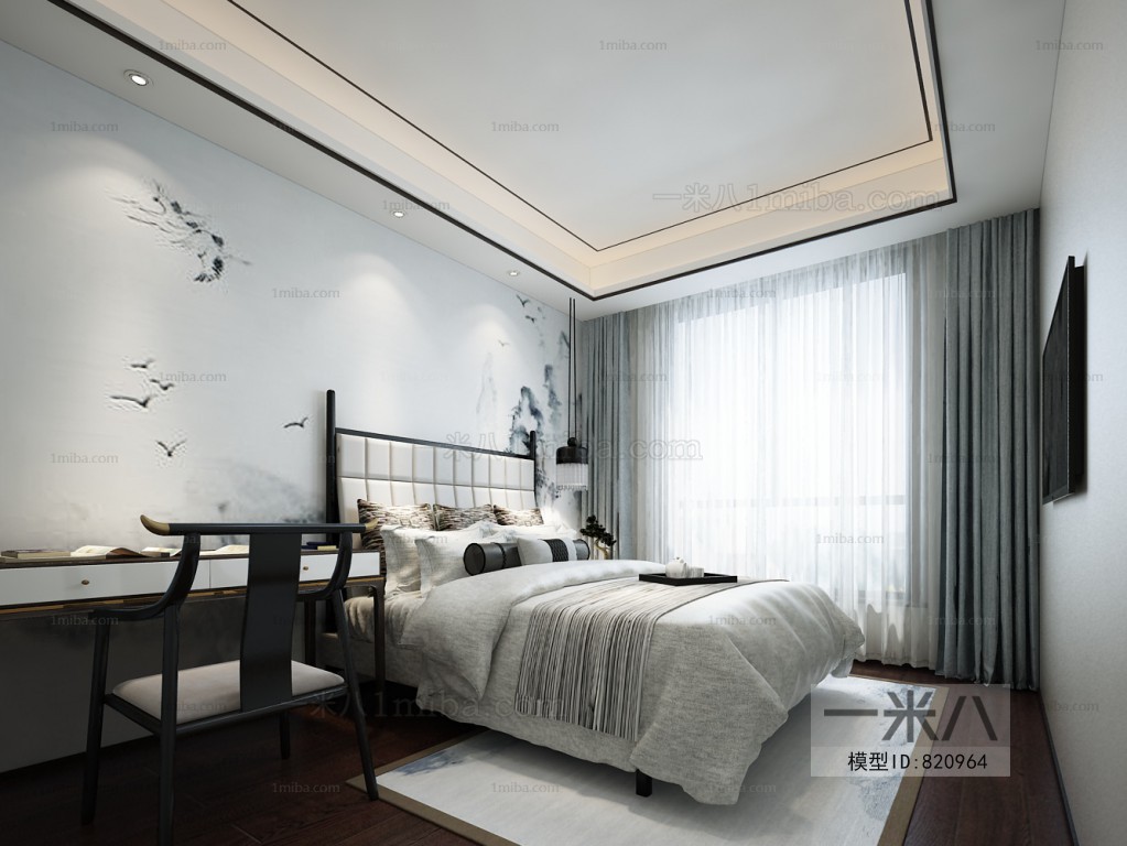 New Chinese Style Bedroom