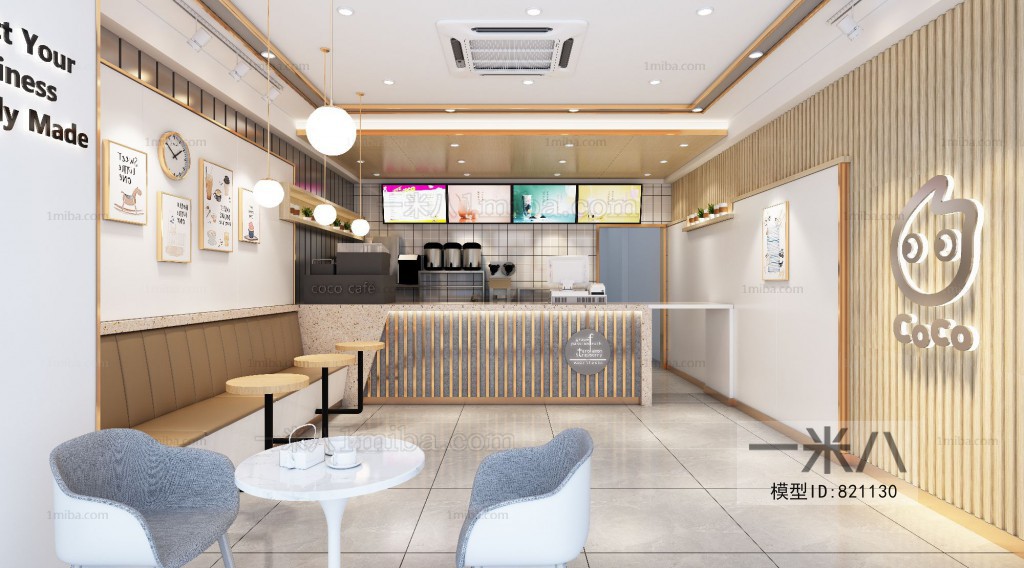 Modern Milk Tea Shop