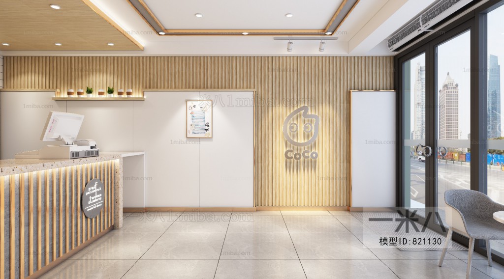 Modern Milk Tea Shop