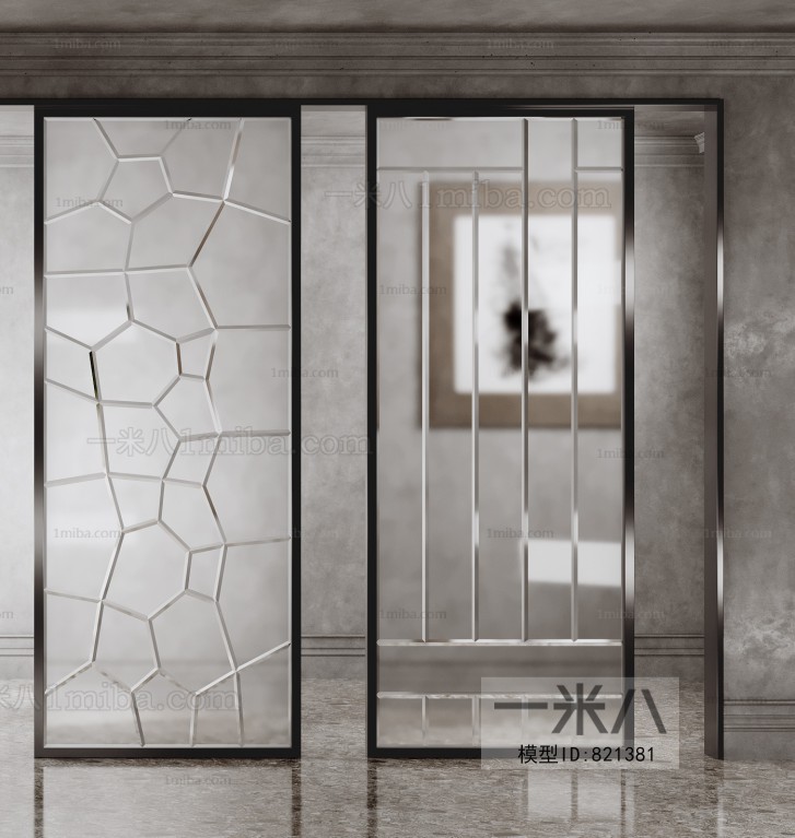 Modern Glass Screen Partition