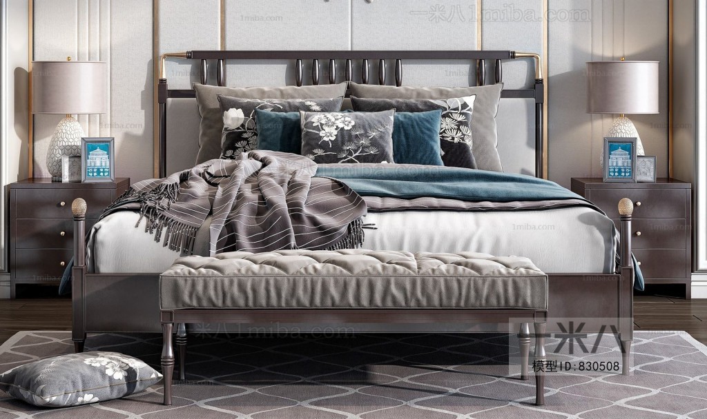 American Style Double Bed