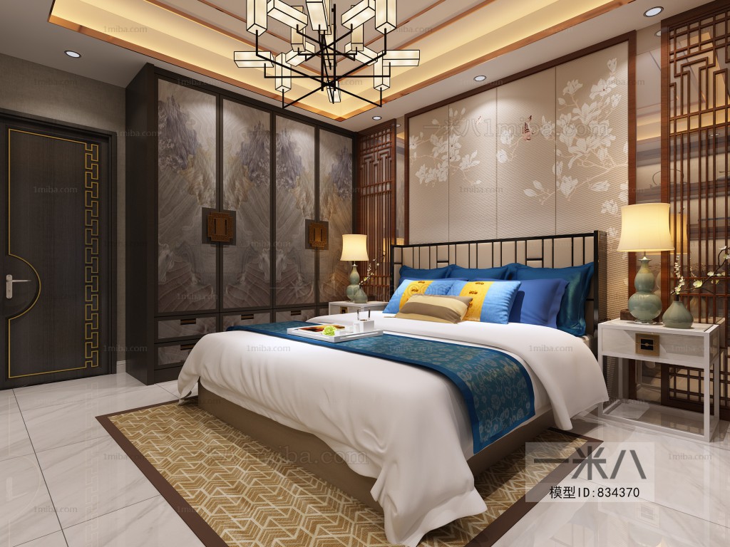 New Chinese Style Bedroom