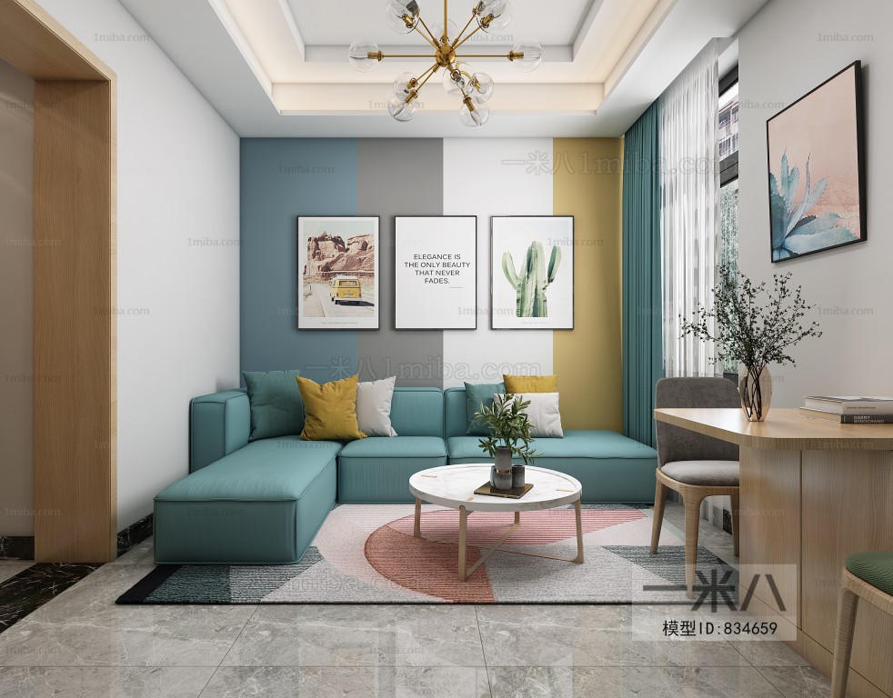 Nordic Style A Living Room