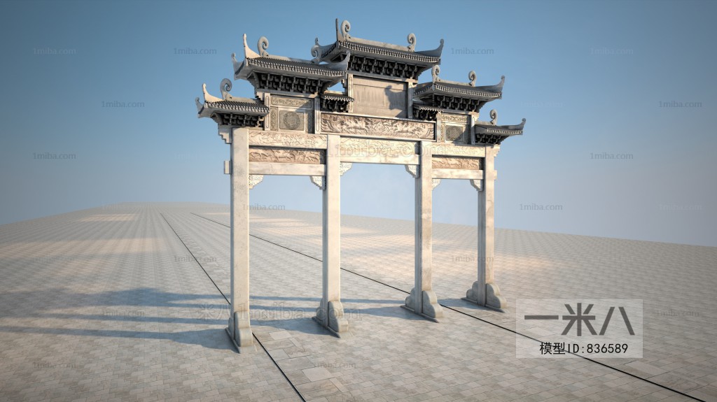 Chinese Style Building Component