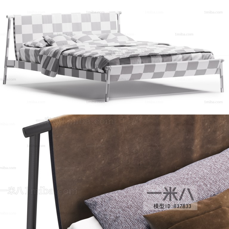 Nordic Style Double Bed