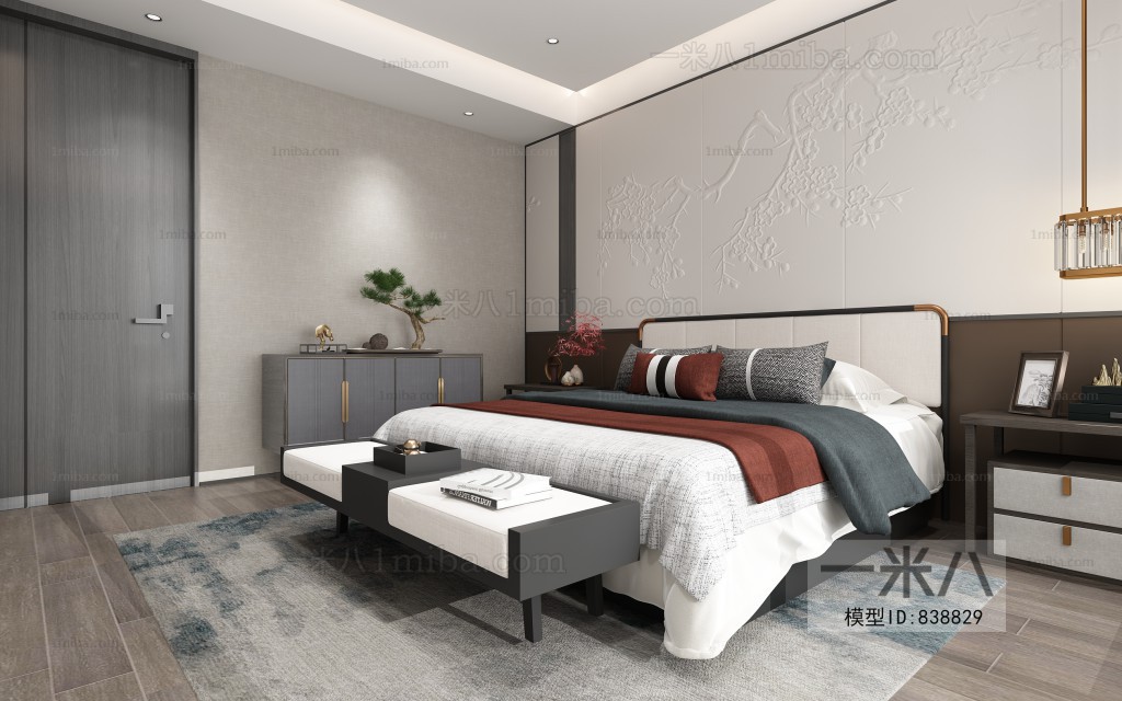 New Chinese Style Bedroom