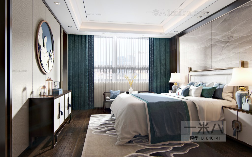 New Chinese Style Bedroom