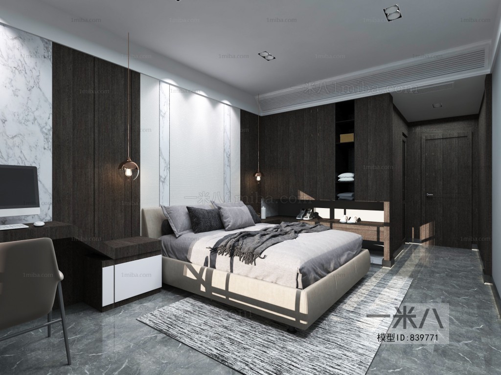 Post Modern Style Bedroom