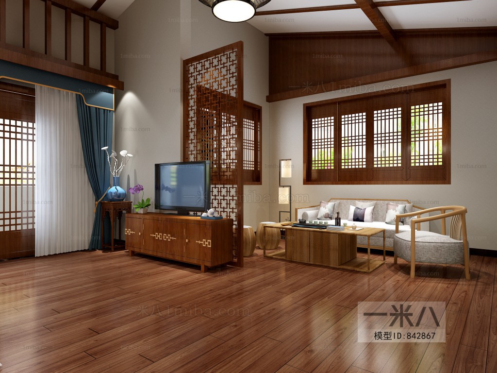 New Chinese Style Bedroom