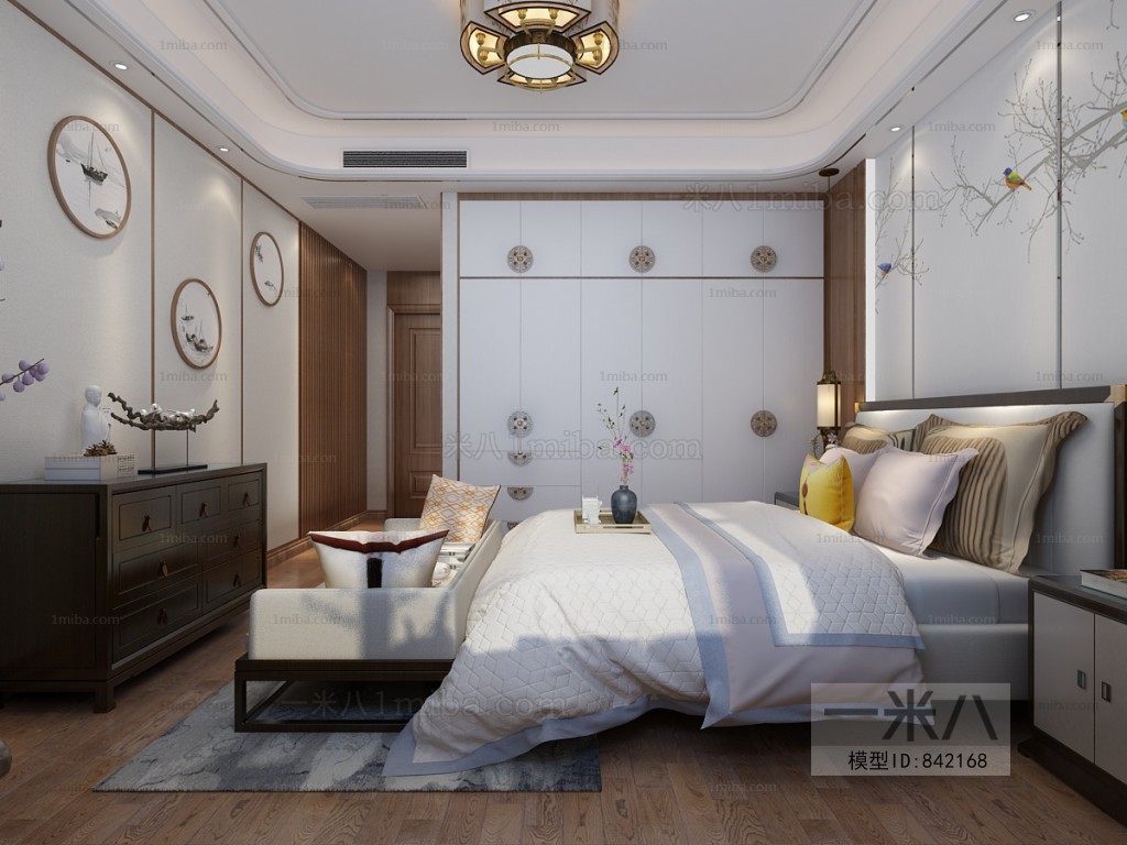 New Chinese Style Bedroom