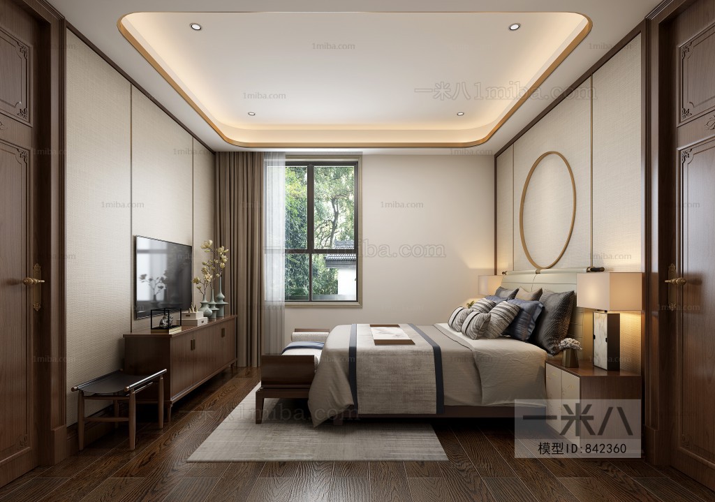 New Chinese Style Bedroom