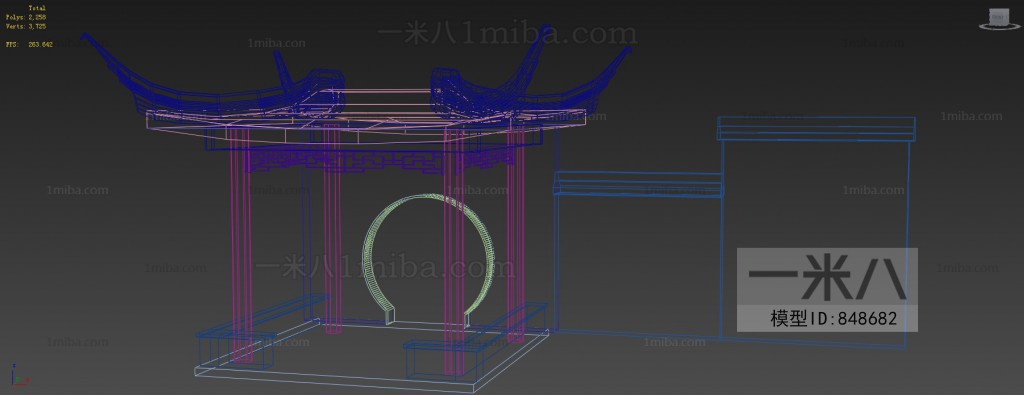 Chinese Style Building Component