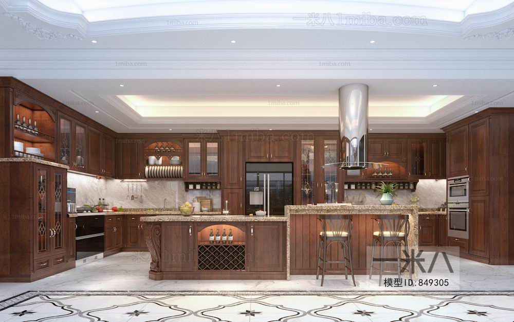 American Style Open Kitchen