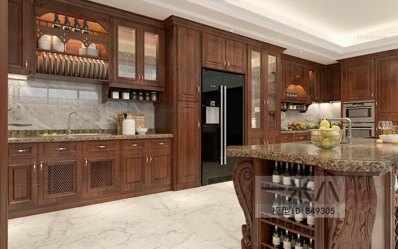 American Style Open Kitchen