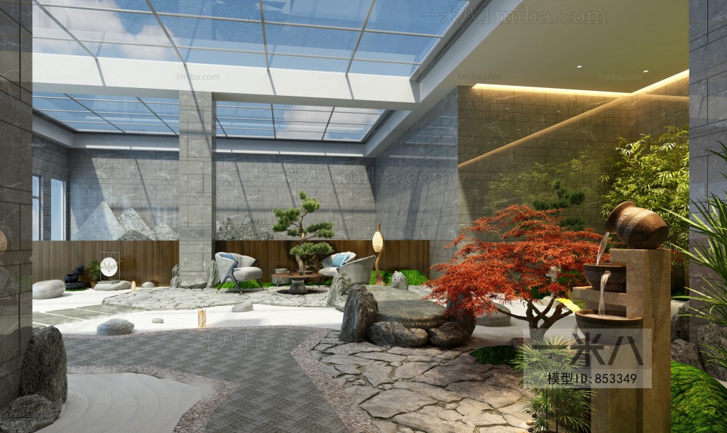 Japanese Style Courtyard/landscape