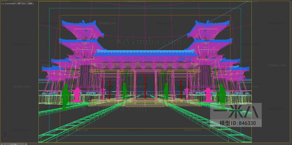 Chinese Style Ancient Architectural Buildings