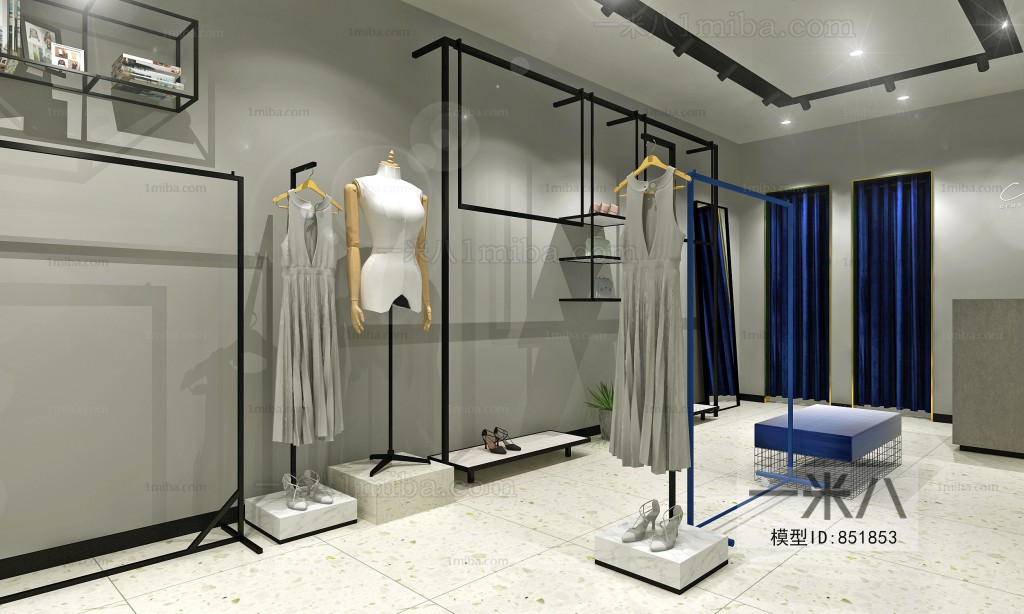 Industrial Style Clothing Store