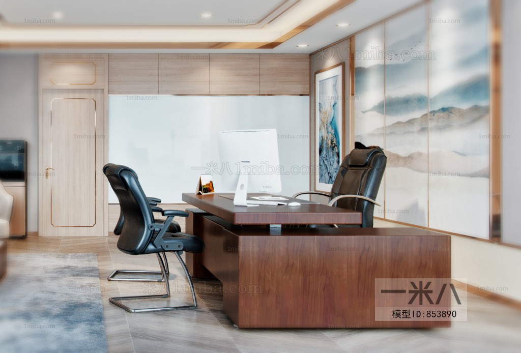 New Chinese Style Manager's Office