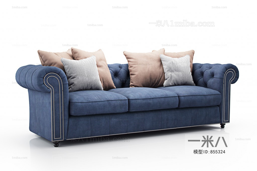 American Style Three-seat Sofa