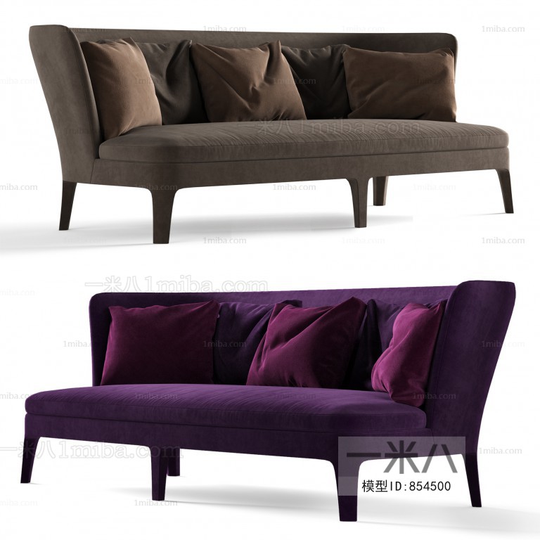 Nordic Style Three-seat Sofa