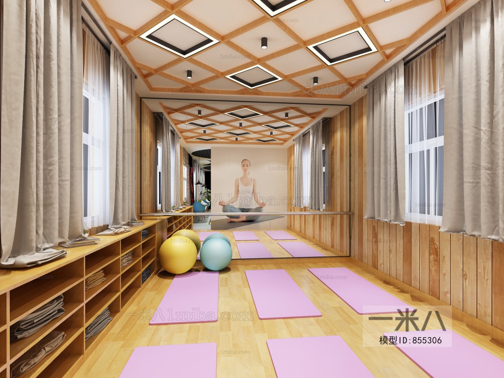 Modern Yoga Room