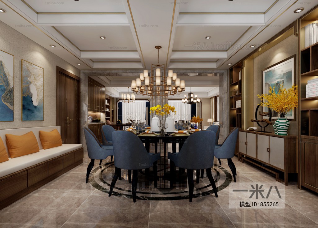 New Chinese Style Dining Room