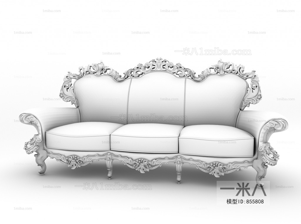 European Style Three-seat Sofa