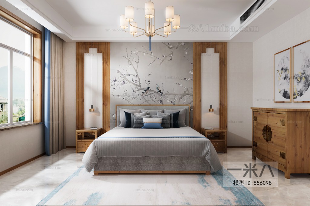 New Chinese Style Bedroom