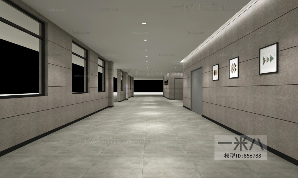 Modern Corridor/elevator Hall